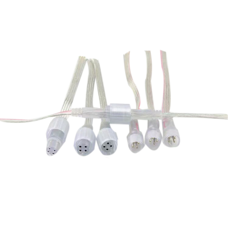 4PIN Transparent Waterproof Male And Female Plug Terminal Connector